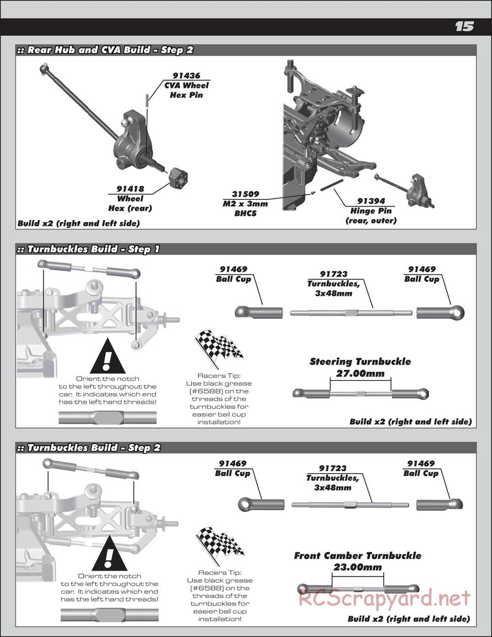 Team Associated - DR10 Drag Race Car - Manual - Page 15